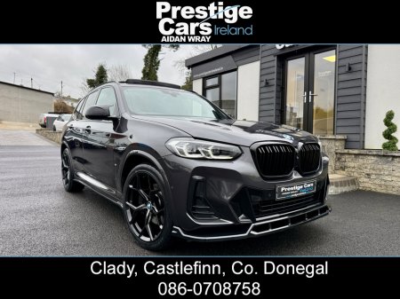 2022 BMW X3 X DRIVE 30E M SPORT AUTO PETROL/PLUG IN HYBRID,LCI NEW MODEL,*PAN ROOF*,SOPHISTO GREY,M PERFORMANCE BODY KIT,COMFORT PLUS PACK,HEATED LEATHER,CAMERAS,AMBIENT LIGHTING,VIRTUAL COCKPIT,XENONS,FBMWSH €46,150 thumbnail