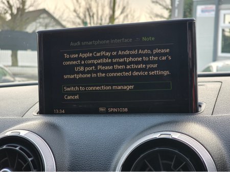 2017 Audi A3 SPORTS EDITION 1.4 TFSI  VIRTUAL COCKPIT - NAVIGATION -CARPLAY ANDROID AUTO - REVERSING CAMERA / PARKING SENSORS - DRIVE MODE €18,500 thumbnail