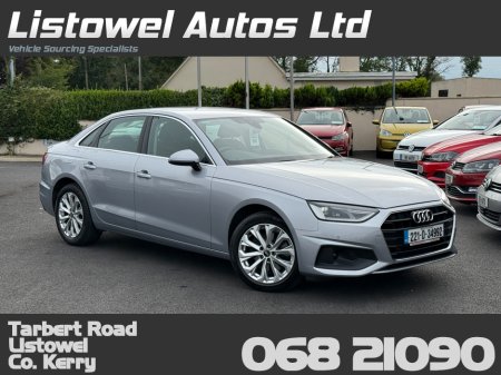 2022 Audi A4 2.0 TDI 35 TECHNIK 163PS 4DR * REAR VIEW CAMERA, HEATED SEATS, VIRTUAL COCKPIT, DUAL ZONE CLIMATE CONTROL, PADDLE SHIFTS, APPLE CARPLAY/ANDROID AUTO, SATELLITE NAVIGATION, ADAPTIVE CRUISE CONTROL* €34,950