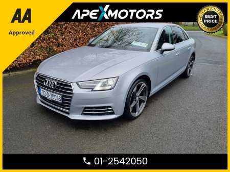 2017 Audi A4 FINANCE ARRANGED * AUTOMATIC (DSG) * 2.0 TDI S LINE 150PS 4DR AUTO SE * NEW NCT FEB-26 * LOW TAX * STAMPED SERVICE HISTORY * VERY CAREFUL OWNER * CARTELL HISTORY CHECKED * FULLY SERVICED * TRADE IN €17,249
