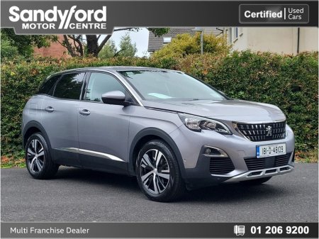 2018 Peugeot 3008 1.2 ALLURE 130bhp €18,950