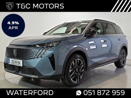 2025 Peugeot 5008 Ex Demo - Allure Hybrid - Front & Rear Sensors, Reversing Camera, Wireless Apple Carplay & Android Auto, Auto Lights & Wipers, Adaptive Cruise Control €48,995