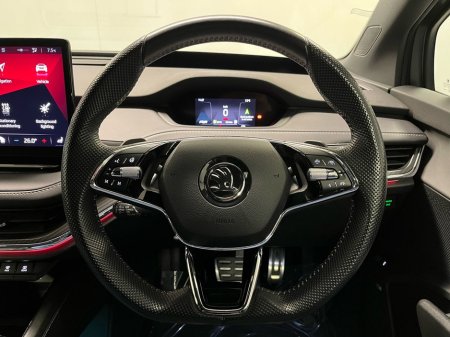 2024 Skoda Enyaq Sportline IV 80 - Crystal Grille - Reversing Camera - Ambient Lighting - Sat Nav - Climate Control - Heated Seats - Keyless Start - Apple CarPlay/Android Auto €41,950 thumbnail