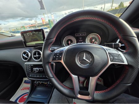 2013 Mercedes-Benz A Class ( 132 REG ) A180 AMG INTERIOR FULL LEATHER  HEATED ELECTRIC SEATS / HI SPEC  LOW ROAD TAX BAND / SIMI DEALER €13,450 thumbnail