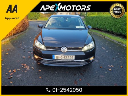 2019 Volkswagen Golf FINANCE ARRANGED * 1.4 HIGHLINE TECH EDITION * EVERY EXTRA * ONLY COVERED 42,000KMS * BLACK * AUTOMATIC * AA APPROVED  * 101 SAFETY CHECKLIST * 12-MONTH ROADSIDE ASSIST  * IMMACULATE * TOP-SPEC €19,949