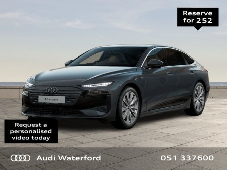 2026 Audi A6 Sportback e-tron Performace Advance from €790 per month €98,249