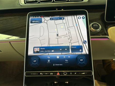 2022 Mercedes-Benz S Class 580 E LWB AMG LINE**BURMESTER SOUND SYSTEM**FRONT ELECTRIC HEATED SEATS**REAR HEATED SEATS**CREAM LEATHER INTERIOR**AMBIENT LIGHTING**20" ALLOYS**REVERSE CAMERA**ELECTRIC TAILGATE**WIRELESS CHARGING** €84,995 thumbnail