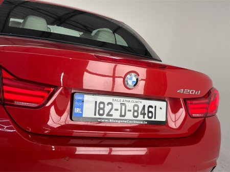 2018 BMW 4 Series M SPORT HARD TOP CONVERTIBLE**NEW 19" BLACK ALLOYS DUE**CREAM LEATHER HEATED MEMORY SEATS**DUAL CLIMATE**MULTIFUNCTIONAL STEERING WHEEL**HEATED NECK SCARF**PARKING SENSORS**SAT NAV**BLUETOOTH MEDIA** €29,995 thumbnail