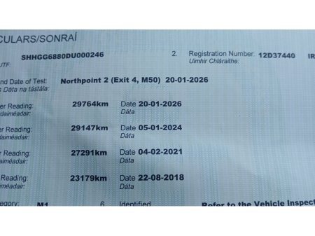 2012 Honda Jazz **AUTOMATIC** 1.3 VTEC EXECUTIVE 5dr - ONLY 29K KLMS €8,950 thumbnail