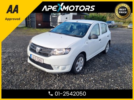 2016 Dacia Sandero FINANCE ARRANGED * 1.2 AMBIANCE MODEL * NEW NCT JAN-27 * LOW TAX * RELIABLE CAR  * IMMACULATE * AA APPROVED * 101 SAFETY CHECKLIST * 12-MONTH ROADSIDE ASSIST * ONE VERY CAREFUL OWNER FROM NEW * CARTEL €6,449 thumbnail
