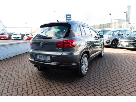 2016 Volkswagen Tiguan 2.0 TDI SPORT EDITION 110BHP 5DR SUV // FULL LEATHER AND PAN ROOF // IRISH CAR WITH ONLY 133,000 KMS // BUY WITH CONFIDENCE AA AND SIMI APPROVED DEALER // FINANCE ARRANGED // ALL TRADE INS WELCOME // €15,900