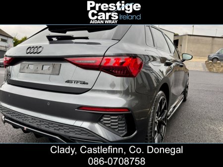 2022 Audi A3 1.4 45 TFSI E S LINE COMPETITION SPORTBACK BLACK EDITION,BODY KIT,DAYTONA GREY,XENON LIGHTS,AMBIENT LIGHTING,VIRTUAL COCKPIT,LEATHER,APPLE CAR PLAY,ONE OWNER,FULL AUDI HISTORY,HIGH SPEC €28,000 thumbnail