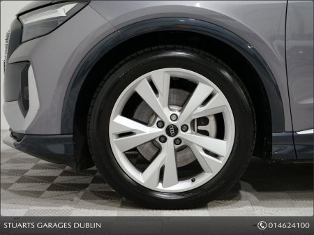 2025 Audi Q4 e-tron S/LINE SPORTBACK 45 – BIGGER BATTERY* Q4 E-TRON SLINE SUV: TYPHOON GREY METALLIC WITH FULL BLACK LEATHER, 20” ALLOYS, HEATED SEATS, REVERSING CAMERA €49,945 thumbnail