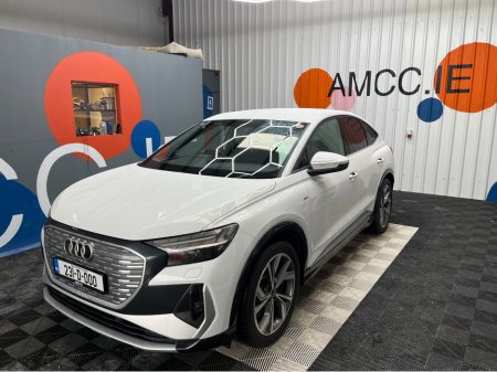 2023 Audi Q4 e-tron €35950 2023 AUDI Q4 E-TRON SPORTBACK 40 SLINE ELECTRIC AUTOMATIC / CRUISE CONTROL / 360° PARKING CAMERA / ELECTRIC MEMORY HEATED REAR & FRONT SEATS / PADDLE SHIFTERS / APPLE CARPLAY / AMBIENT LIGHTS €35,950 thumbnail