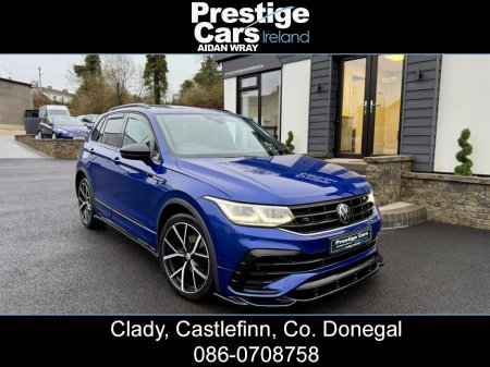 2024 Volkswagen Tiguan 2.0 TDI R-LINE 150 BHP AUTOMATIC,IRISH REG,PAN ROOF,LAPIZ BLUE,MAXTON BODY KIT,PARK ASSIST,REVERSE CAMERA,NIGHT EDITION,HEATED STEERING WHEEL,HEATED SEATS,VIRTUAL COCKPIT,XENON LED LIGHTS,ONE OWNER €49,995