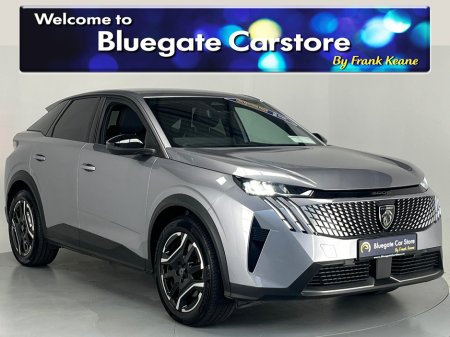 2025 Peugeot 3008 ALLURE EV**DIGITAL DASH**TOUCH SCREEN MEDIA DISPLAY**APPLE CARPLAY**REVERSE CAMERA**PARKING SENSORS**KEYLESS START**DRIVE MODES**SATNAV**ISOFIX**FINANCE AVAILABLE** €36,485