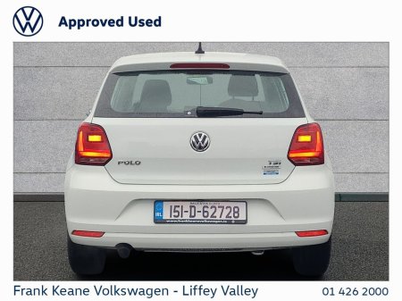 2015 Volkswagen Polo TRENDLINE AUTO 1.2 *REAR VIEW CAMERA* *WHITE* *NEW NCT* *12 MONTHS FRANK KEANE WARRANTY* *FINANCE AVAILABLE* €11,995 thumbnail