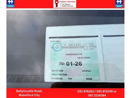 2020 Hyundai i10 DELUXE 5DR €13,950 thumbnail