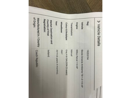 2019 Skoda Octavia  €14,850 thumbnail