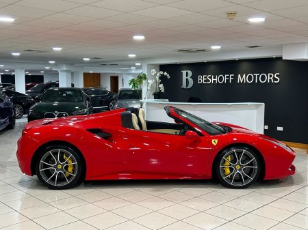 2017 Ferrari 488 SPIDER 3.9 V8T F1=BEST COLOUR COMBO//EXTENSIVE SPEC//D REG=FULL FERRARI SERVICE HISTORY=TAILORED FINANCE PACKAGES AVAILABLE=TRADE INS WELCOME €299,995