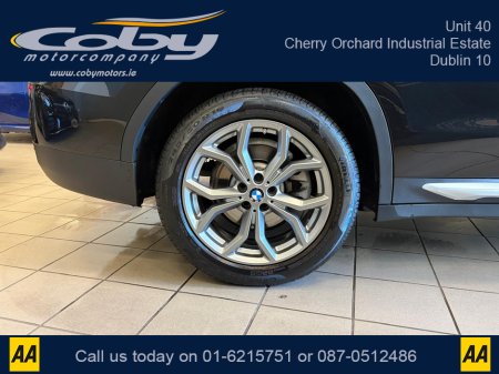 2018 BMW X3 2.0 XLINE 5DR AUTO, NCT 2028 Full Leather, Reverse Cam, Sat Nav, Heated Seats, Parking Sensors, Cruise Control, MFSW, Dual Climate Control, Bluetooth, Alloy Wheels, Full Electrics, and more. €30,950 thumbnail