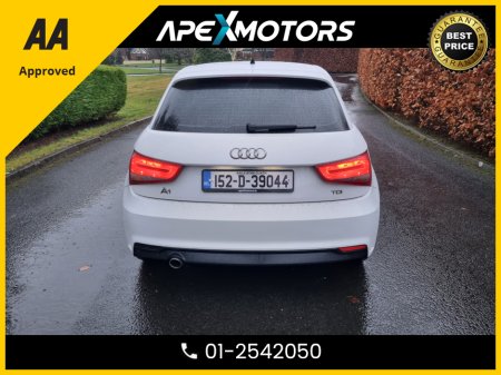 2015 Audi A1 FINANCE ARRANGED * TDI SPORT 116PS 5DR * NEW NCT NOV-26 * IMMACULATE * AA APPROVED * 101 SAFETY CHECKLIST * TOP-SPEC 5DR HATCH * LOW TAX * 12-MONTH ROADSIDE ASSIST* VERY CAREFUL OWNER *CARTELL HISTORY €9,449 thumbnail