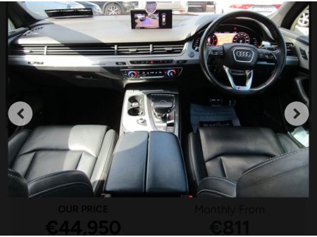 2018 Audi Q7 3.0 TDI 218 Q TIP S LINE 4DR AUTO €39,950 thumbnail
