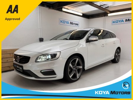 2016 Volvo V60 2.0 D4 R-DESIGN DIESEL AUTO // FULL LEATHER ELECTRIC SEATS // REVERSING CAMERA // CRUISE CONTROL // LANE ASSIST // COLLISION WARNING SYSTEM // TOP SPEC // UPGRADED ALLOYS €16,950