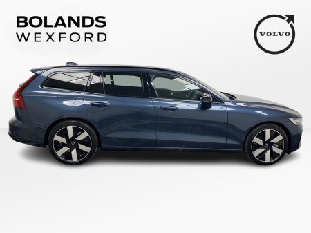 2026 Volvo V60 Denim Blue Plus with Charcoal Nappa leather €72,394