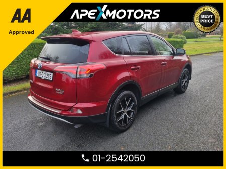 2018 Toyota Rav4 FINANCE ARRANGED * TOP-SPEC DESIGN HEV CVT VVT-I * NEW NCT DEC-27 * IMMACULATE * STAMPED SERVICE HISTORY * AA APPROVED * 101 SAFETY CHECKLIST * AUTOMATIC (DSG) * HEATED SEATS * COLOUR REVERSE CAMERA €19,949 thumbnail
