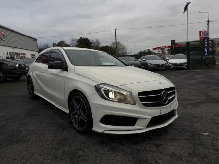 2014 Mercedes-Benz A Class ( 142 REG  A180 AMG INTERIOR HALF LEATHER SEATS / HI SPEC / SYSTEM LOW ROAD TAX BAND / SIMI DEALER €14,450 thumbnail
