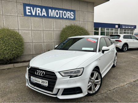 2017 Audi A3 HATCHBACK S-LINE AUTOMATIC 1.4 PETROL //WINTER SALE €2000 REDUCTION//HIGH SPEC//ELECTRIC DRIVERS SEAT//HEATED SEATS//KEYLESS ENTRY//ADAPTIVE CRUISE CONTROL// €19,950
