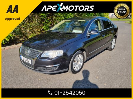2008 Volkswagen Passat PETROL 4DR * TOP-SPEC HIGHLINE 115 * CREAM LEATHER * AA APPROVED * 101 SAFETY CHECKLIST * IMMACULATE * HEATED SEATS * CRUISE CONTROL * NEW NCT APR-26 * LOW TAX * 12-MONTH ROADSIDE ASSIST 01-2542050 €2,949