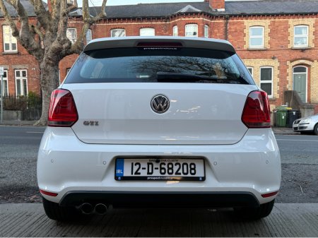 2012 Volkswagen Polo GTI, 1.4 Twin Charged Automatic, Only 37kms! New Nct 12/2026, Immaculate Condition, Tartan Seats, Apple Car Play, Android Auto, Reversing Camera, Flat Bottom Wheel, A/C, Service & Warranty Included, €11,950 thumbnail