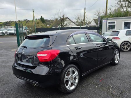 2015 Mercedes-Benz A Class A180 ONLY 38,105 KLMs SAT NAV PACK LEATHER TRIM SEATS INTERIOR HALF LEATHER SEATS / HI SPEC / SYSTEM LOW ROAD TAX BAND / SIMI DEALER €15,750 thumbnail