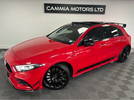 2019 Mercedes-Benz AMG MERCEDES BENZ  A35 4MATIC PREMIUM PLUS AUTO*EVERY OPTIONAL EXTRA*PANORAMIC TILT AND SLIDE SUNROOF*HEATED SEATS, MASSAGE SEATS, ELECTRIC MEMORY ADJUSTABLE DRIVER & PASSENGER CHAIR*PARK ASSIST 360 CAM* €39,950 thumbnail