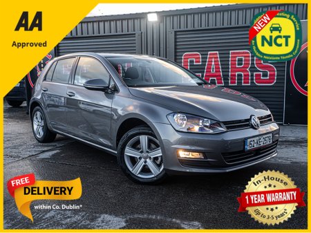 2015 Volkswagen Golf 152 VW Golf 1.6tdi/New NCT/1yr warranty €10,888 thumbnail