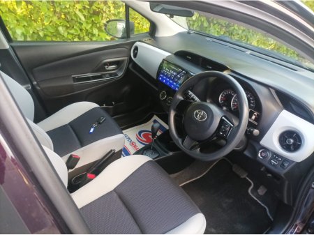 2015 Toyota Yaris 1.3 AUTOMATIC ONLY 18,550km FULLY SERVICED 4 NEW TYRES 2 YEARS NCT 6 MONTHS ROAD TAX HD REVERSE CAMERA TRACTION CONTROL WIND DEFLECTORS FACTORY IMMOBILISER PUSH BUTTON START €12,995