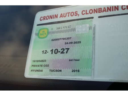 2016 Hyundai Tucson 1.7 CRDI PREMIUM BL/DR 2WD 5DR €15,995 thumbnail