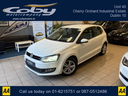 2014 Volkswagen Polo 1.2 AUTO 5DR. New NCT done before collection, Alloy Wheels, Air Conditioning, Hands Free, AUTO Wipers, Full Electrics, 2 Keys, Folding Rear Seats, Luggage Cover and more. €10,450 thumbnail