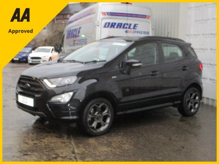 2021 Ford Ecosport ST-LINE 1.0 PETROL WITH ONLY 8600 KMS AND IN SHOWROOM CONDITION. TOP OF THE RANGE MODEL. 12 MONTHS WARRANTY AND 12 MONTHS AA COVER ! €22,500