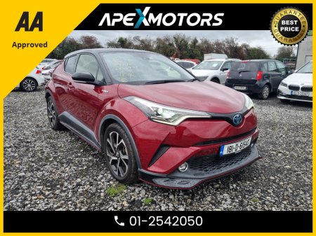 2018 Toyota C-HR FINANCE ARRANGED * NEW NCT DEC-27 * IMMACULATE * STAMPED SERVICE HISTORY * AA APPROVED * 101 SAFETY CHECKLIST * AUTOMATIC * HEATED SEATS * COLOUR REVERSE CAMERA * TOP-SPEC 5DR HATCH * LOW LOW KMs * CR €19,749