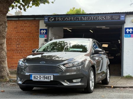 2016 Ford Focus 1.5 Titanium Saloon, 1 Owner, New Nct 09/2027, New Timing Belt, Bluetooth, Cruise Control, Service History, A/C, Alloys, Parking Sensors, Finance Available, Service & Warranty Included, SIMI Dealer,