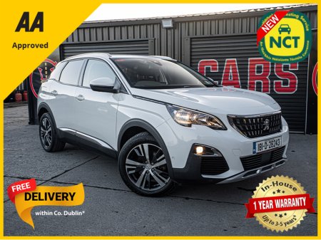 2018 Peugeot 3008 2018 Peugeot 1.6d Automatic/New T-Belt/1yr warrant €19,888