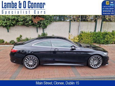2017 Mercedes-Benz S Class S 500 COUPE AMG LINE ****  OBSIDIAN BLACK / BLACK LEATHER **** 20