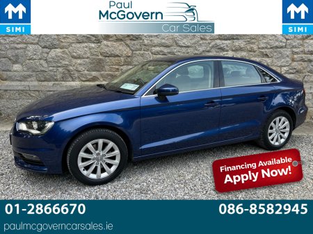 2016 Audi A3 SAL 1.6 TDI 110 SE 4DR**//*€180 ROAD TAX**//**WARRANTY**//**TRADE IN ACCEPTED**//**METALLIC BLUE**//**ALLOYS**//**AIR CON**//**FINANCE ARRANGED! €13,999
