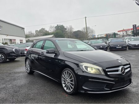 2013 Mercedes-Benz A Class ( 132 REG A180 AMG LINE  HALF LEATHER SEATS  / HI SPEC / SYSTEM LOW ROAD TAX BAND / SIMI DEALER €13,450 thumbnail
