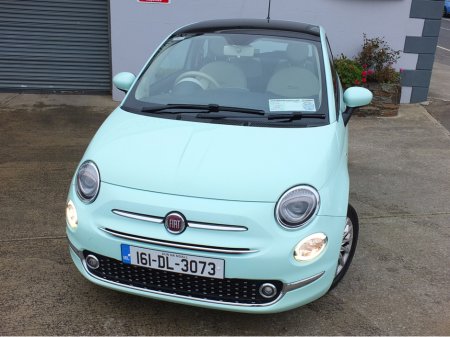 2016 Fiat 500 1.2 8V 69BHP LOUNGE S4 2DR €8,150