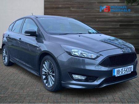 2018 Ford Focus 1.0 ST-LINE ECOBOOST 140 140PS 5DR T €14,950
