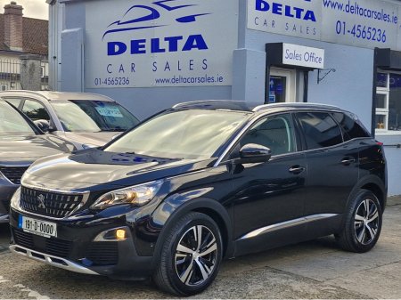 2019 Peugeot 3008 ALLURE 1.5 BLUE HDI 130BHP MANUAL NCT 09/27 FINANCE AVAILABLE @ €76 PER WEEK 2 KEYS/ HALF LEATHER SEATS/ TOUCH SCREEN MEDIA/ ANDROID AUTO/ APPLE CAR PLAY/ PARKING SENSORS/ HISTORY CHECKED €16,950